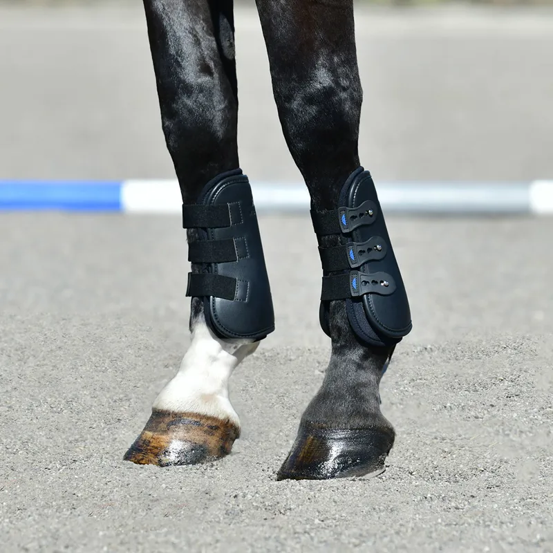 WeatherBeeta Tough-Tec Pro Open Front Boots - Black-1