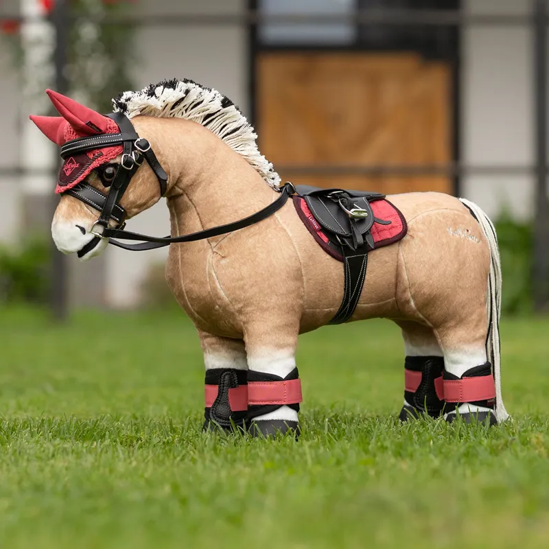 LeMieux Mini Toy Pony Grafter Boots - Cranberry-2