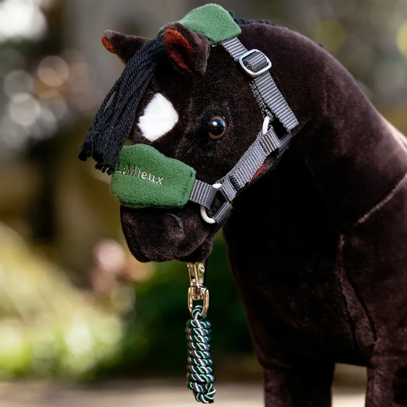 LeMieux Mini Toy Pony Vogue Headcollar - Hunter Green-1