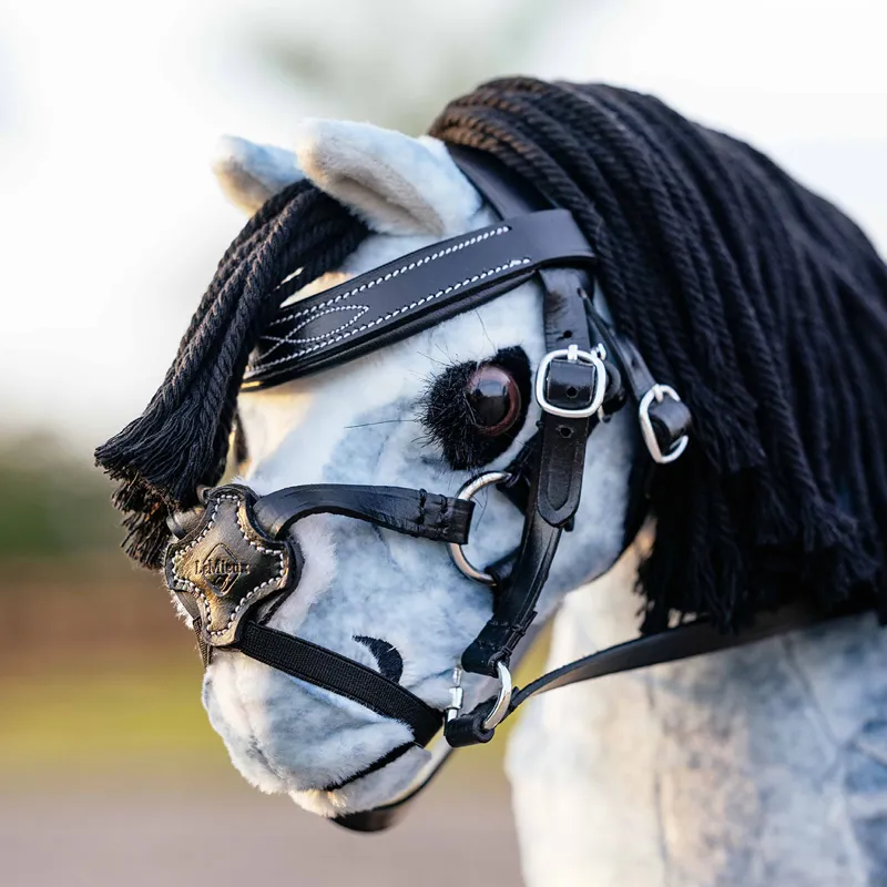 LeMieux Mini Toy Pony Grackle Bridle - Black-1