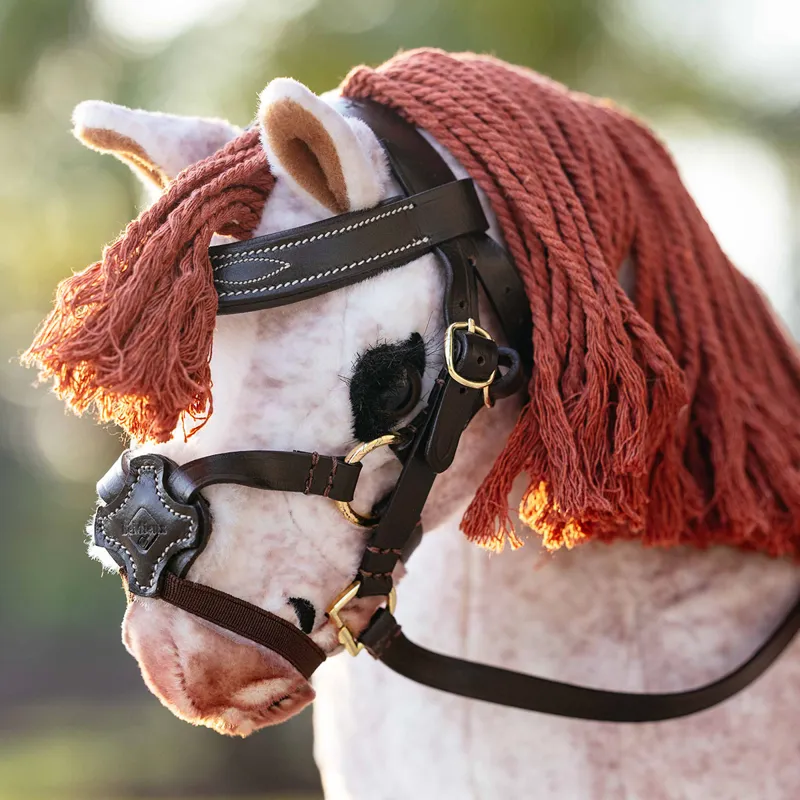 LeMieux Mini Toy Pony Grackle Bridle - Brown-1