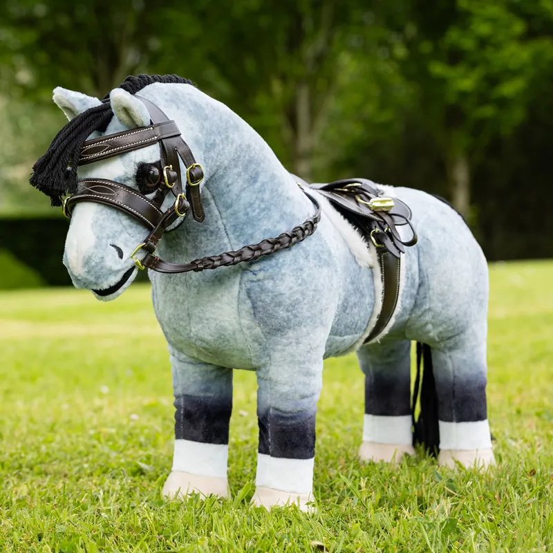 LeMieux Mini Toy Pony Hunter Bridle - Brown-1