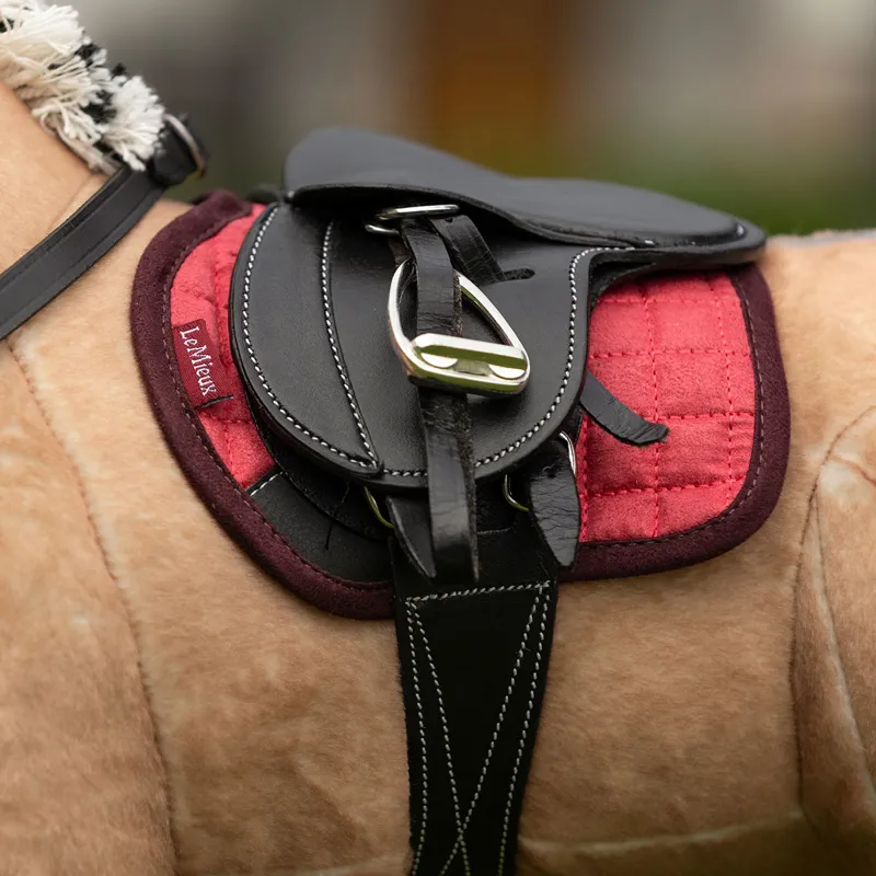 LeMieux Mini Toy Pony Saddlecloth - Cranberry-2