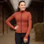 Covalliero Training Womens Zip Jacket - Rust