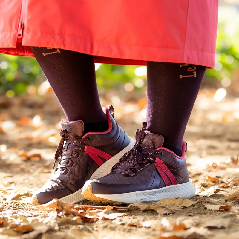 LeMieux Trax Viva Womens Waterproof Trainers - Damson-5