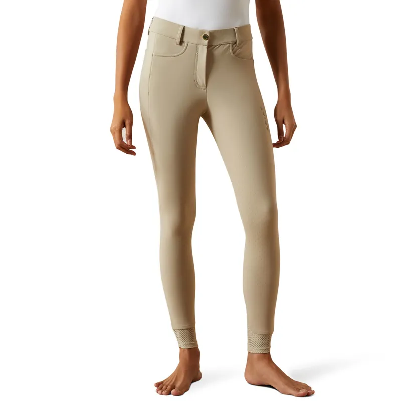 Ariat Tri Factor NT Full Seat High Waist Ladies Breeches - Olympian Tan