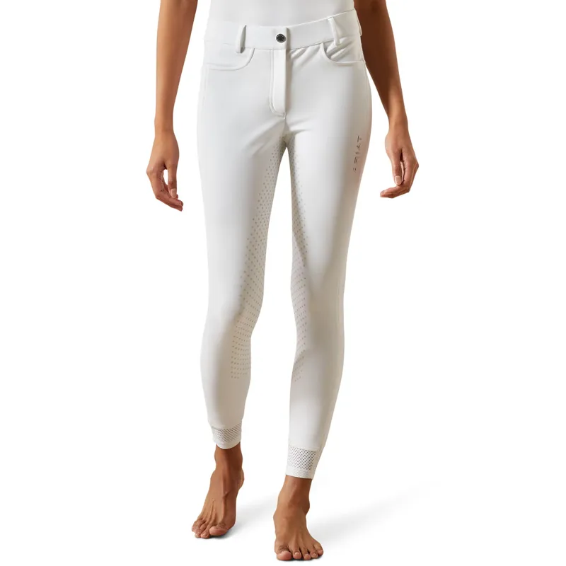 Ariat Tri Factor NT Full Seat High Waist Ladies Breeches - White