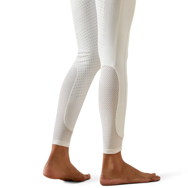 Ariat Tri Factor NT Full Seat High Waist Ladies Breeches - White-5