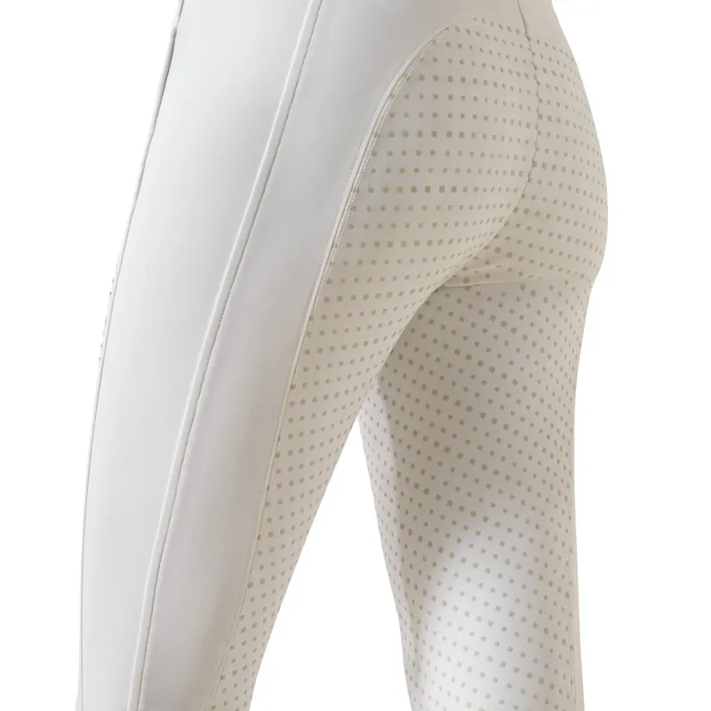Ariat Tri Factor NT Full Seat High Waist Ladies Breeches - White-2