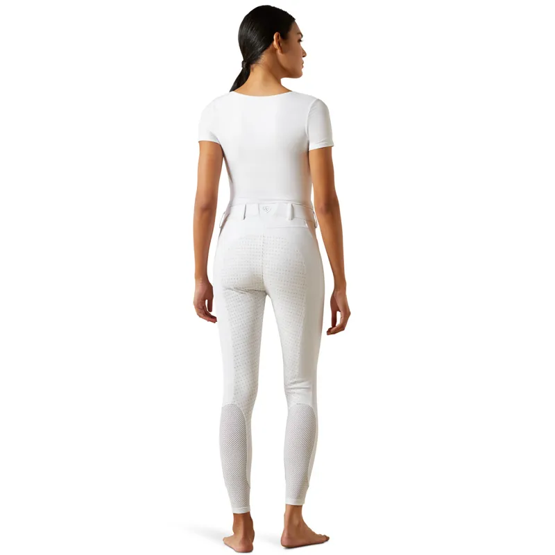 Ariat Tri Factor NT Full Seat High Waist Ladies Breeches - White-1