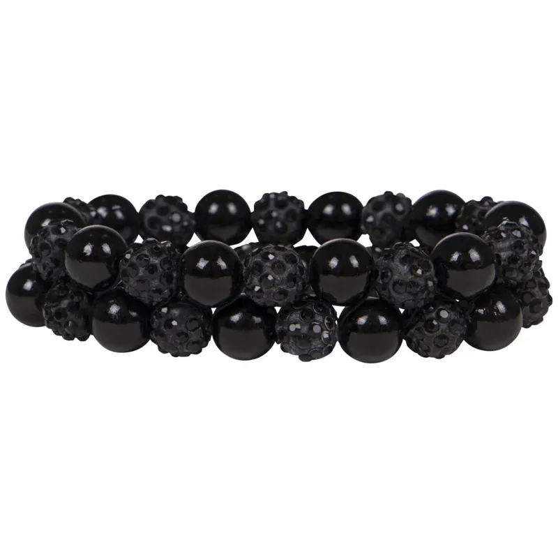 QHP Twinkle Hair Scrunchie - Black