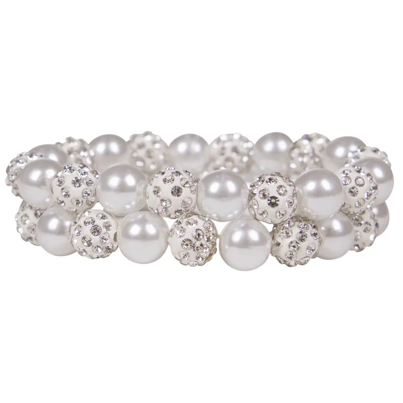 QHP Twinkle Hair Scrunchie - White