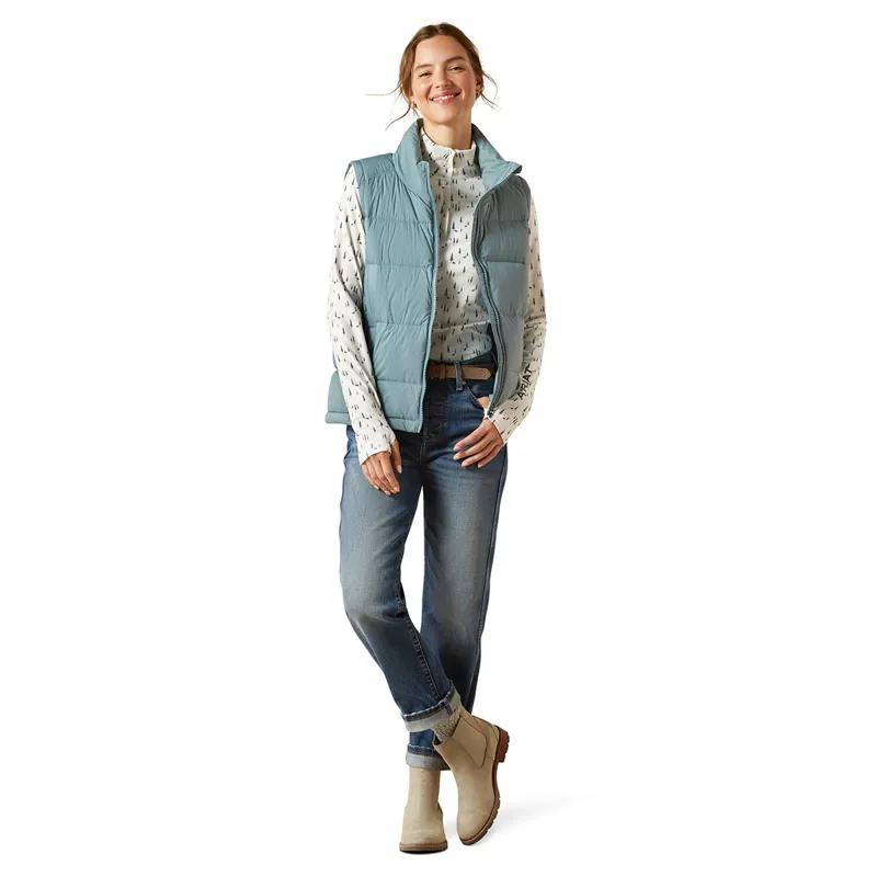 Ariat UltraPuff Womens Down Gilet - Steel Sage-3