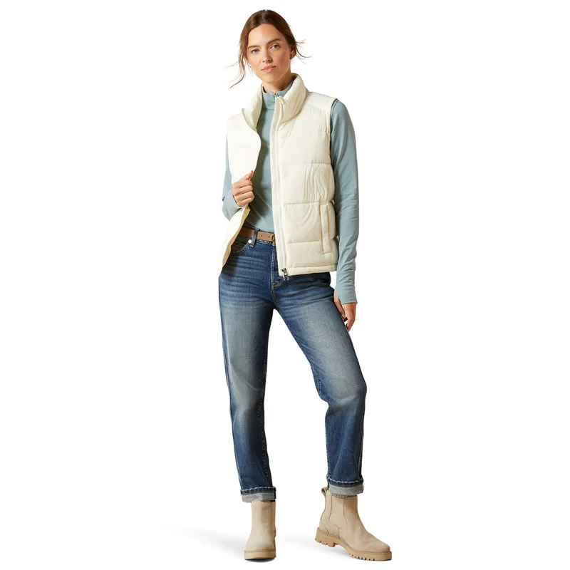 Ariat UltraPuff Womens Down Gilet - Star White-1