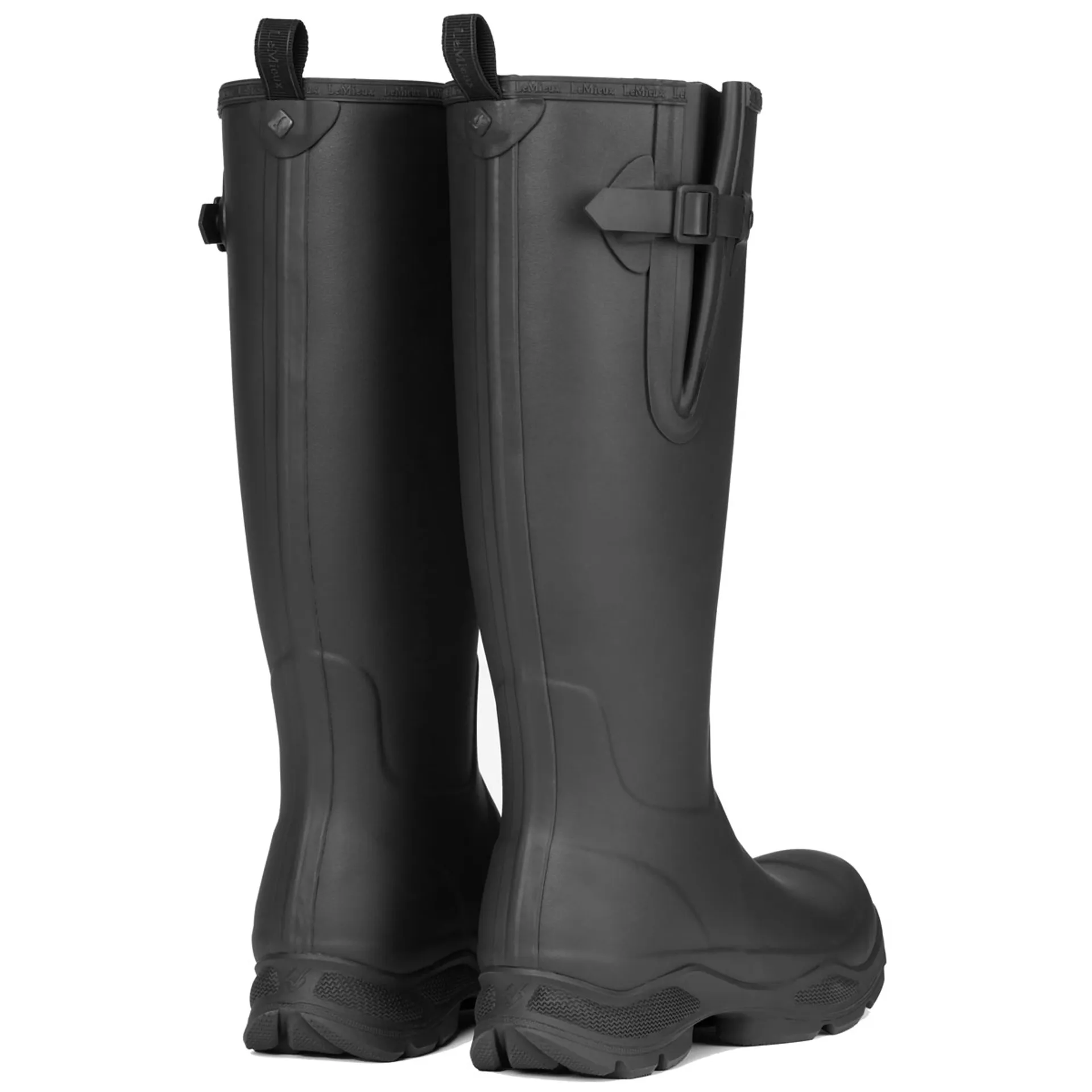 LeMieux Ultra Stride Womens Neoprene Lined Wellies Black