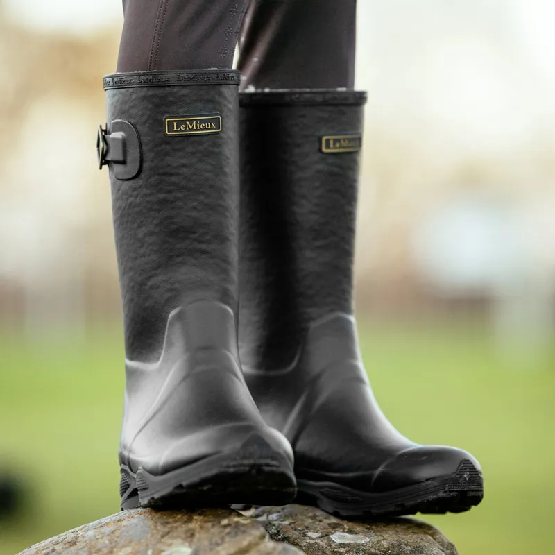 LeMieux Young Rider Ultra Stride Junior Wellies - Black-4
