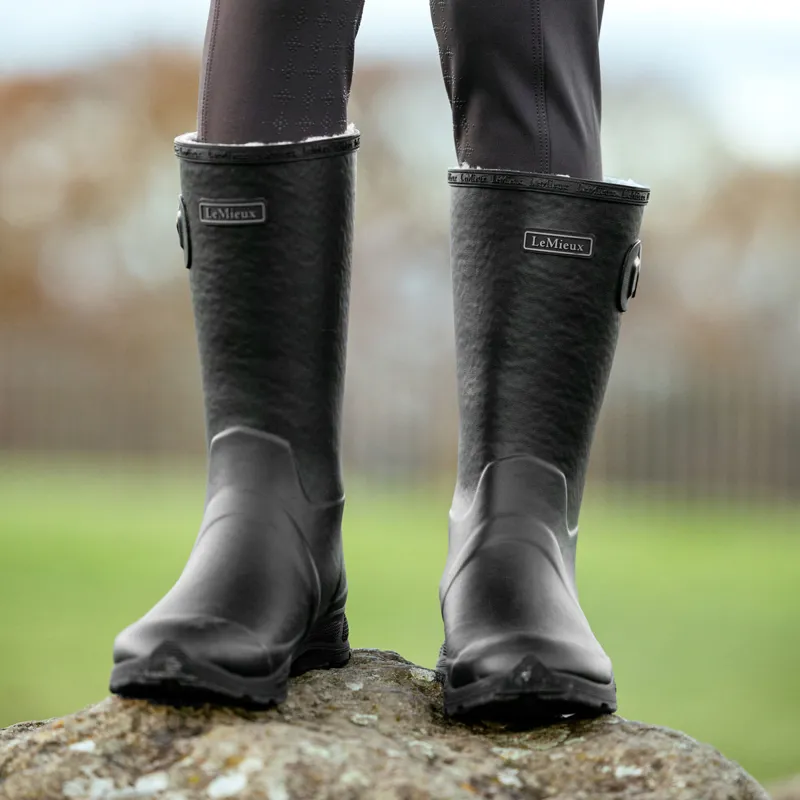 LeMieux Young Rider Ultra Stride Junior Wellies - Black-6