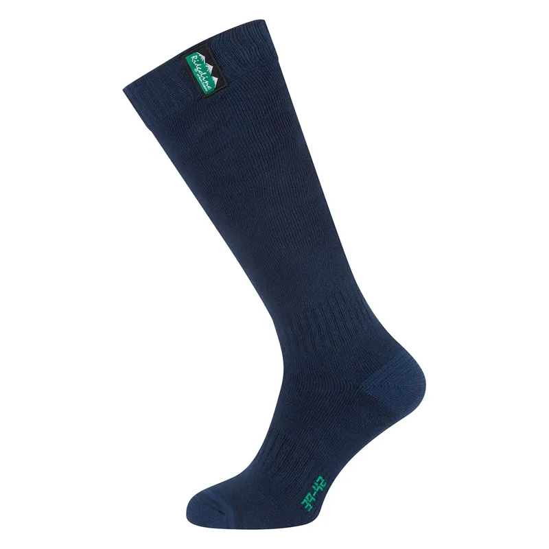 Ridgeline Cotton Work Full Length Socks 3 Pack - Navy Multi-2
