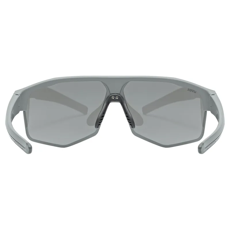 Uvex Axos Set Sunglasses - Matt Grey/Mirror Silver-3