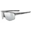 Uvex Axos Set Sunglasses - Matt Grey/Mirror Silver
