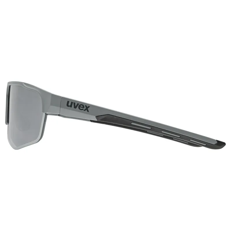 Uvex Axos Set Sunglasses - Matt Grey/Mirror Silver-2