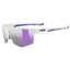 Uvex Axos Set Sunglasses - Matt White/Mirror Purple