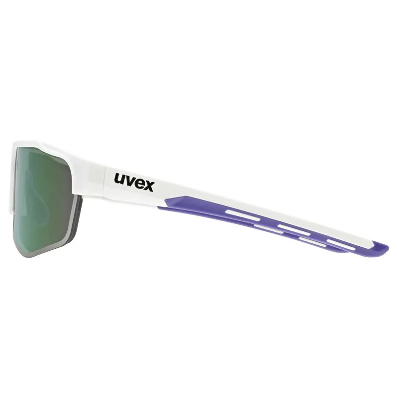 Uvex Axos Set Sunglasses - Matt White/Mirror Purple-2