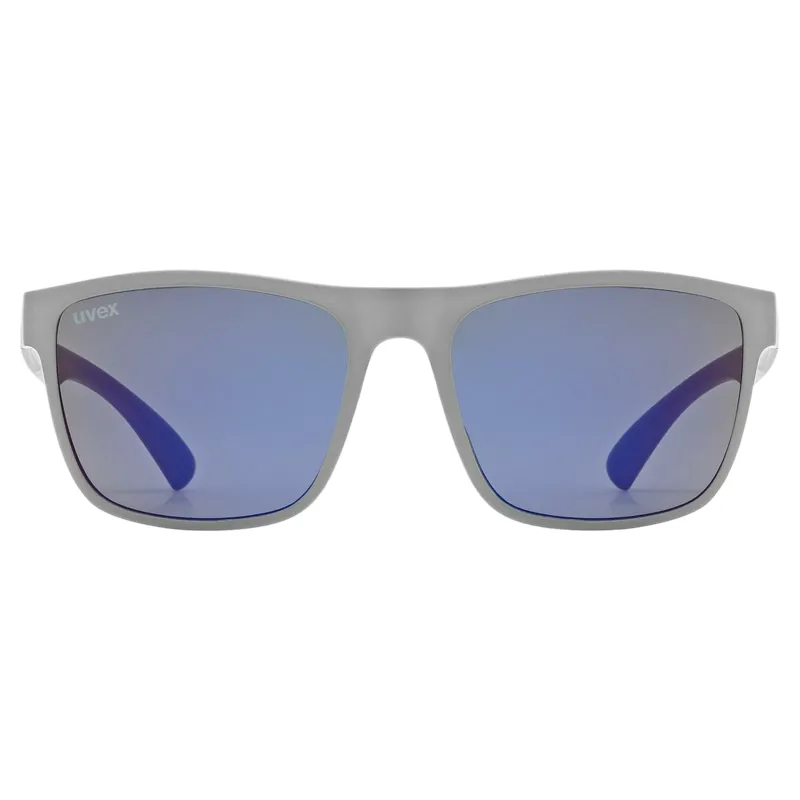 Uvex Rookie Junior Sunglasses - Matt Grey/Mirror Blue-1