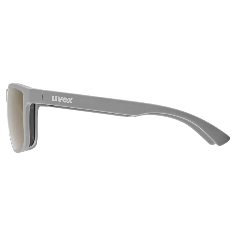 Uvex Rookie Junior Sunglasses - Matt Grey/Mirror Blue-2