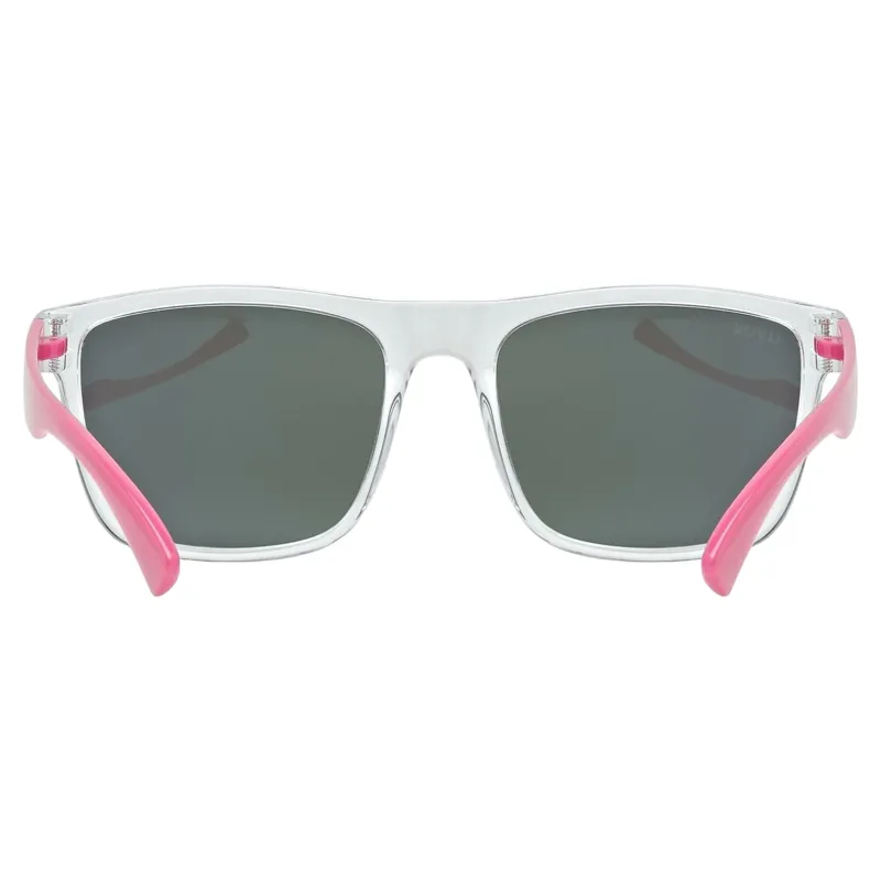Uvex Rookie Junior Sunglasses - Clear Pink/Mirror Pink-3