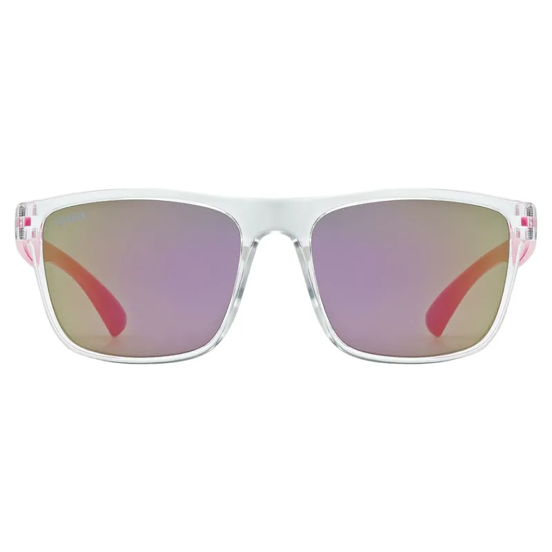 Uvex Rookie Junior Sunglasses - Clear Pink/Mirror Pink-1