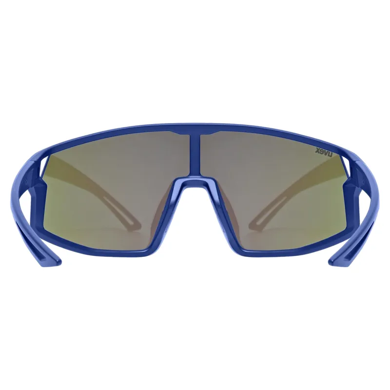 Uvex Skyryse Junior Sunglasses - Matt Blue/Mirror Green-2