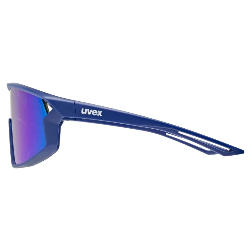 Uvex Skyryse Junior Sunglasses - Matt Blue/Mirror Green-3