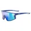 Uvex Skyryse Junior Sunglasses - Matt Blue/Mirror Green