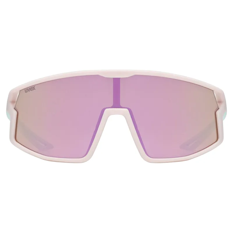Uvex Skyryse Junior Sunglasses - Matt Pink-Green/Mirror Pink-1