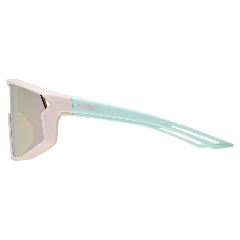 Uvex Skyryse Junior Sunglasses - Matt Pink-Green/Mirror Pink-3