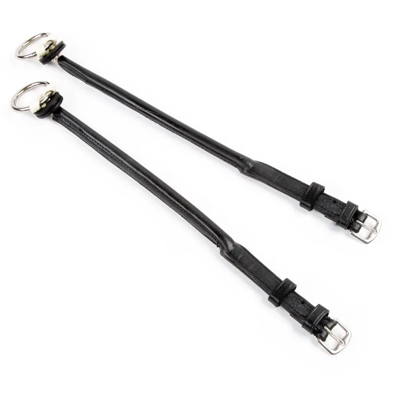 Velociti GARA Leather Gag Cheek Pieces - Black