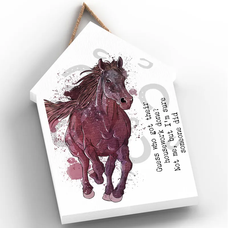 Vivid Squid Large Beach Hut Plaque - Housework Done