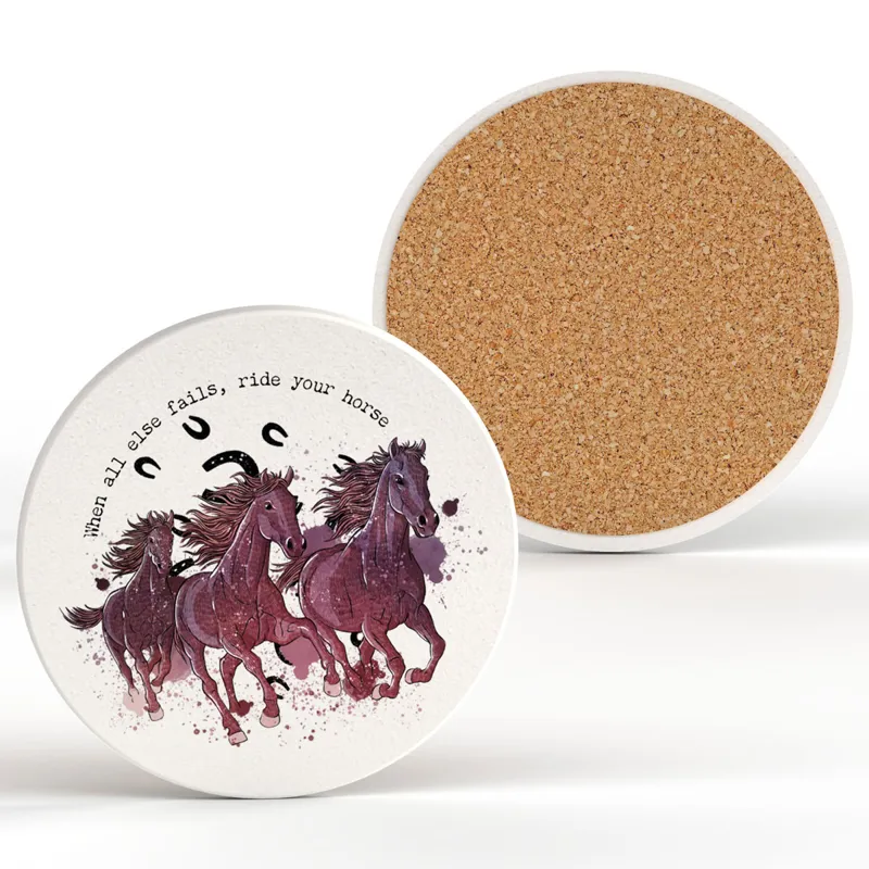 Vivid Squid Ceramic Coaster - When All Else Fails