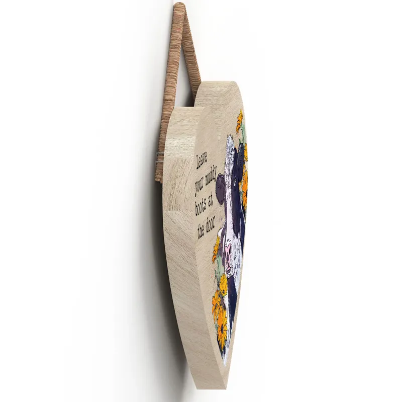 Vivid Squid Small Heart Plaque - Boots At The Door-1