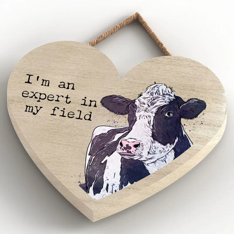 Vivid Squid Small Heart Plaque - Expert In My Field-2