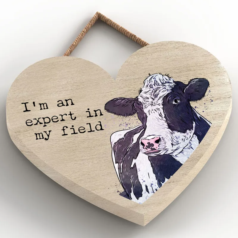 Vivid Squid Small Heart Plaque - Expert In My Field