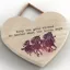 Vivid Squid Small Heart Plaque - Keep the Gate Closed