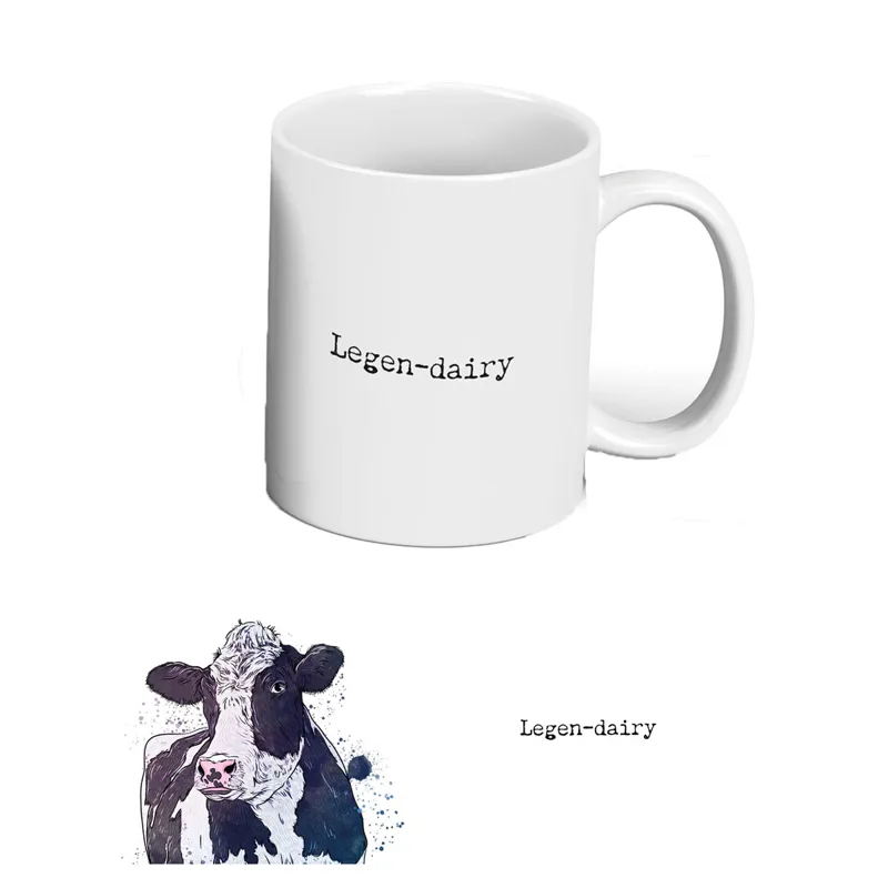 Vivid Squid Ceramic Mug -  Legen-dairy