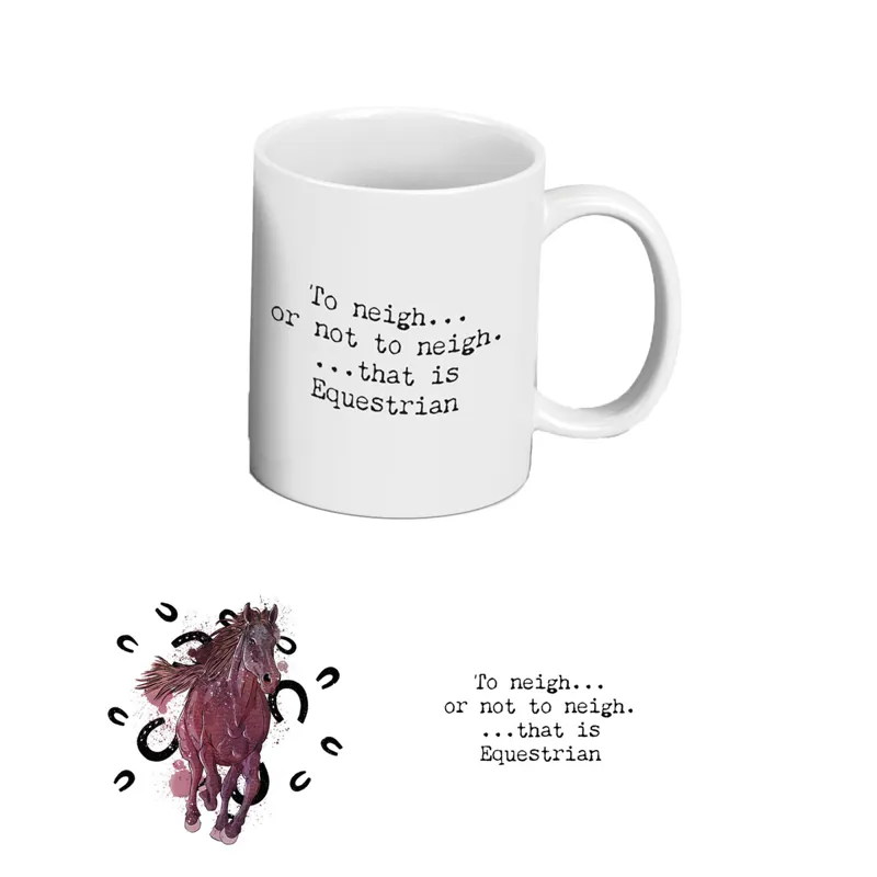 Vivid Squid Ceramic Mug - To Neigh