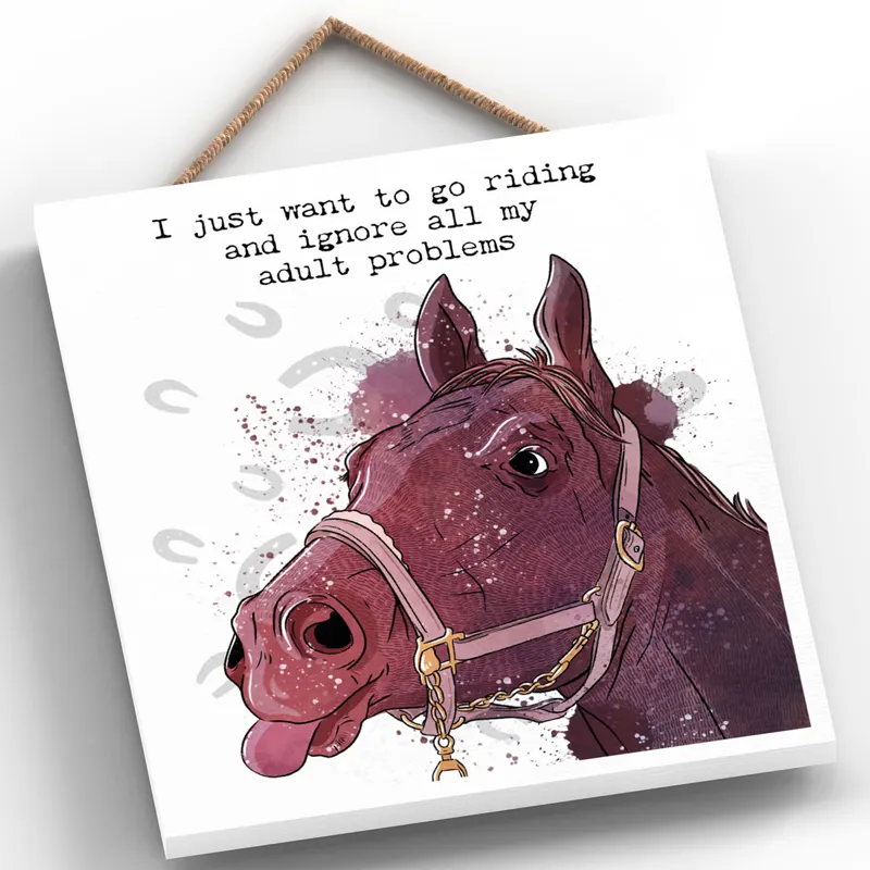 Vivid Squid Medium Off Square Plaque - Adult Problems