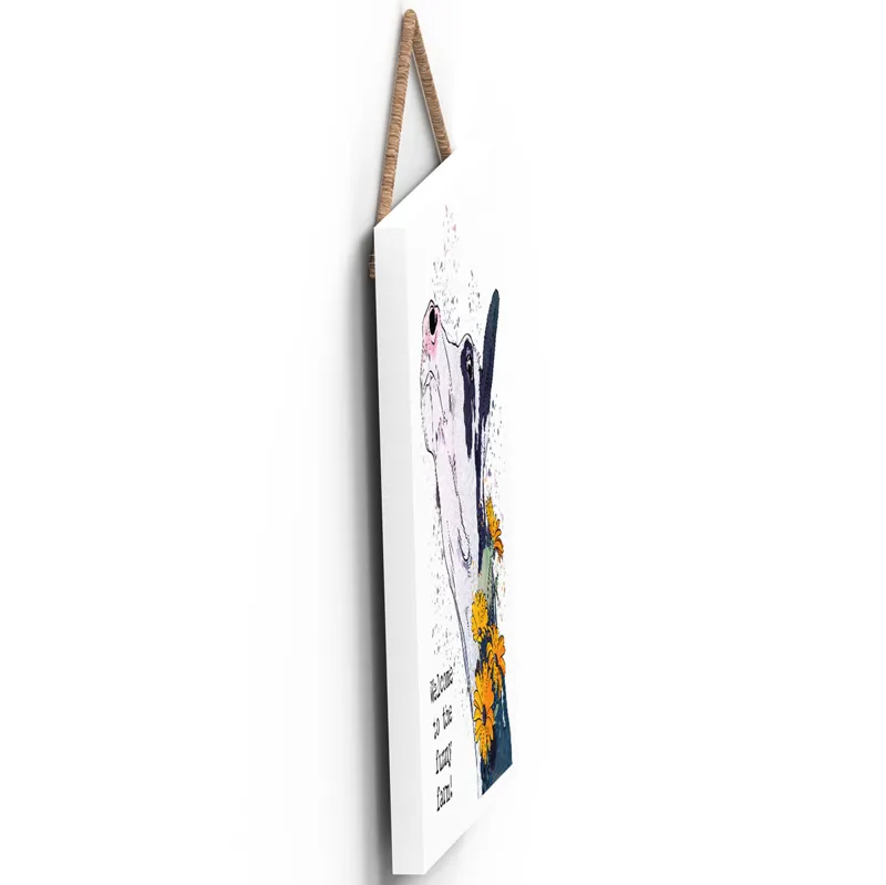 Vivid Squid Medium Off Square Plaque - Funny Farm-3