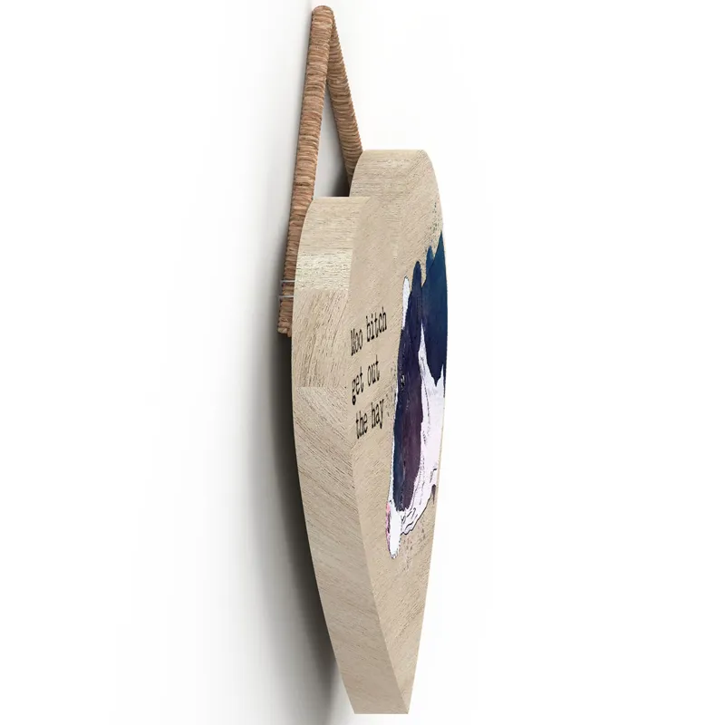 Vivid Squid Small Heart Plaque - Get Out the Hay-2