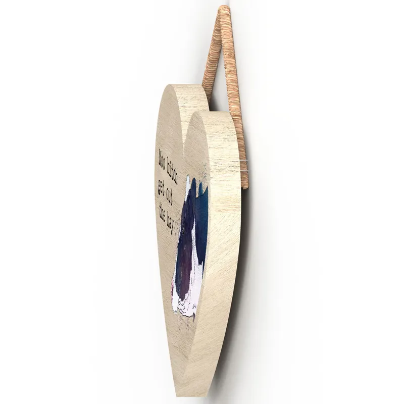 Vivid Squid Small Heart Plaque - Get Out the Hay-1