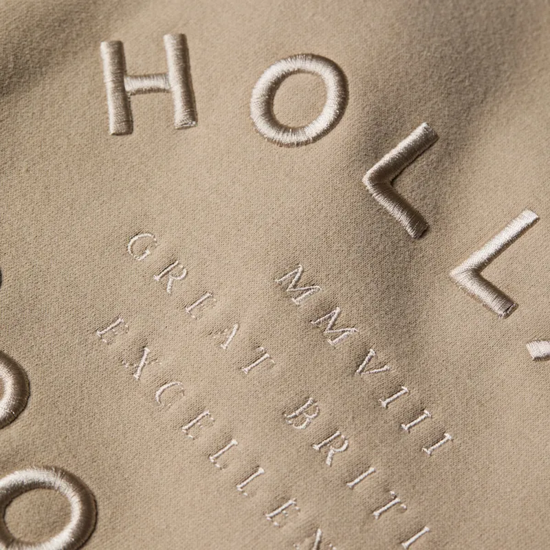 Holland Cooper Varsity Ladies Crew Pullover - Oatmeal-3